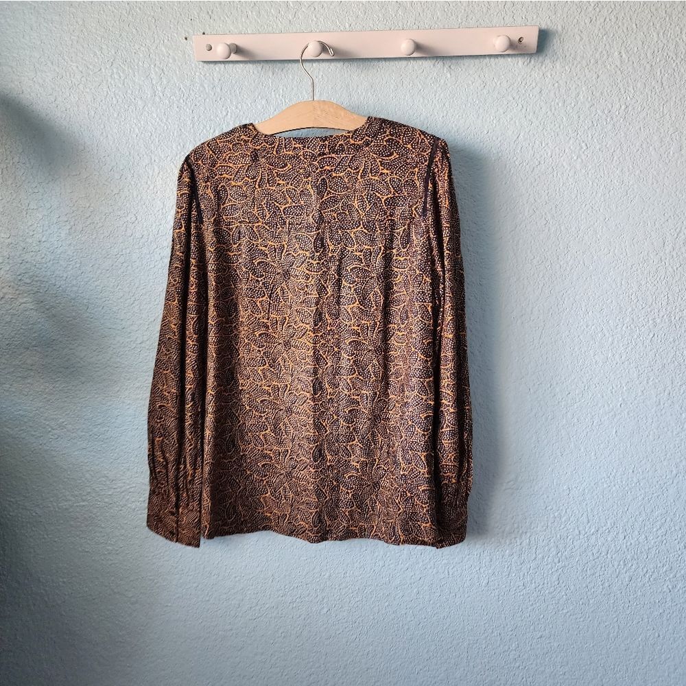 HINGE bohemian peaseant cottagecore blouse - Picture 8 of 12